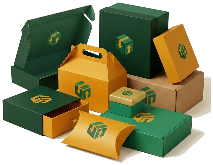 Custom branded packaging boxes — mailers, rigid boxes, and gift packaging by Packaging Yard
